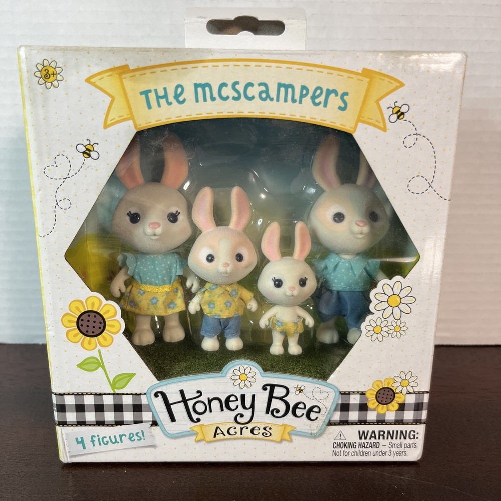Honey Bee Acres‎ The Mcscampers Family of 4 Rabbits Daisy Milo Jax Petunia New